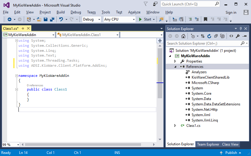 Add a Using Statement