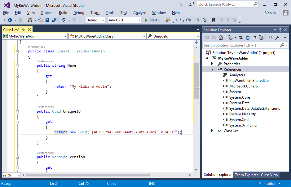Create a GUID 2