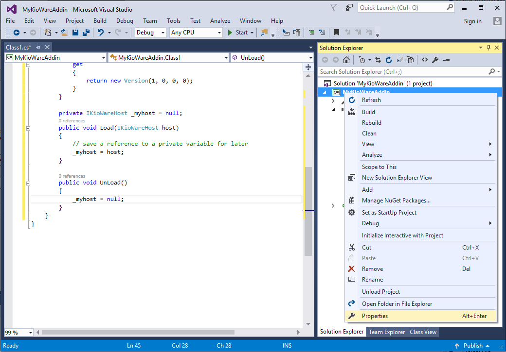 Implement UnLoad function